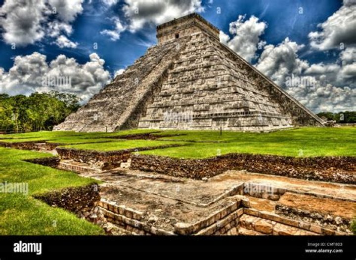 Which pyramid was built as a temple for the god kukulkan?