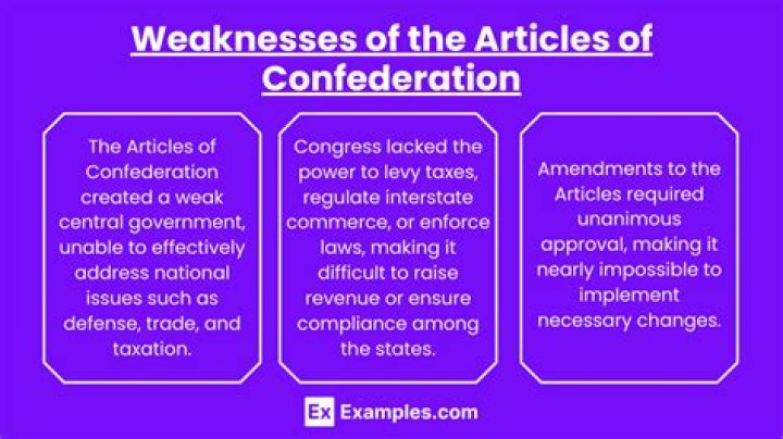 Which weaknesses of the articles of confederation was addressed by the constitution?