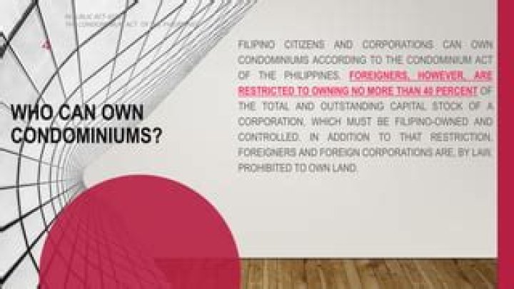 Who can own condominiums?