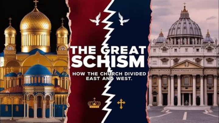 Who created the great schism?