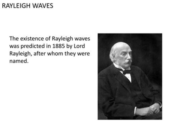 Who discovered rayleigh waves?