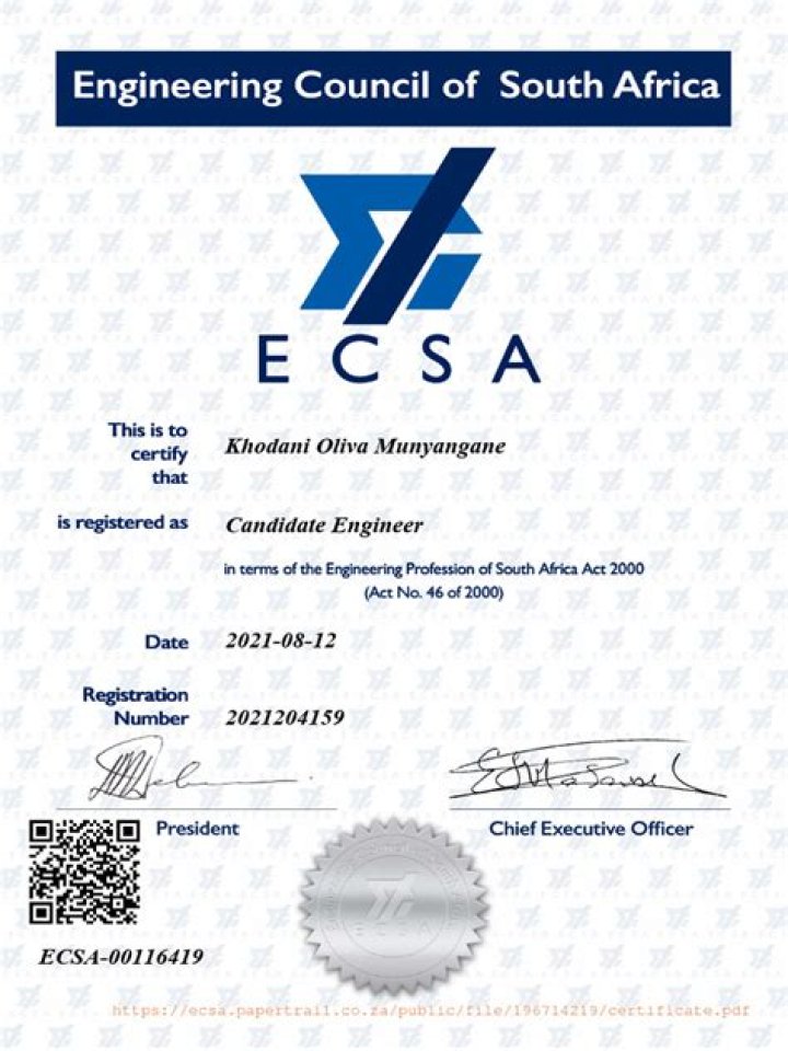 Who is the ceo of ecsa?