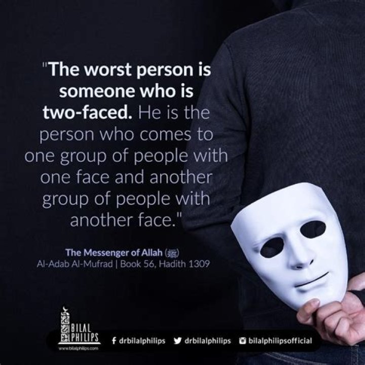 Who is two faced?