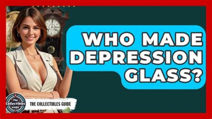 Who made depression glass?