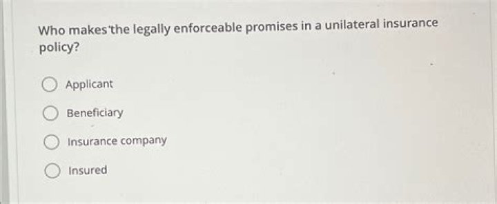 Who makes the legally enforceable promises?