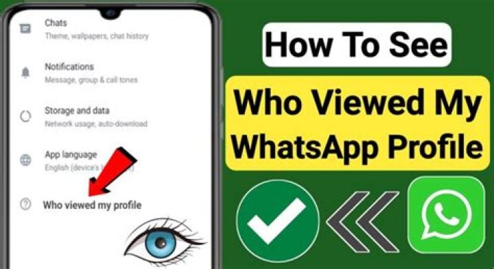 Who seen my whatsapp profile?