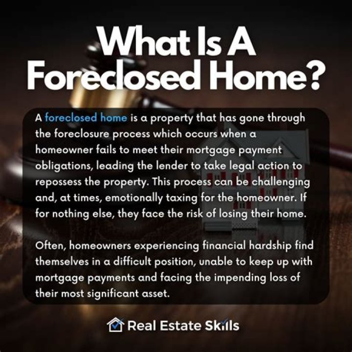 Who sells foreclosed homes?