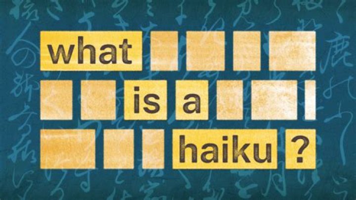Who to write a haiku?