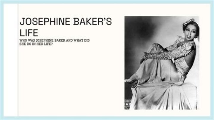 Who was josephine baker and what did she do?