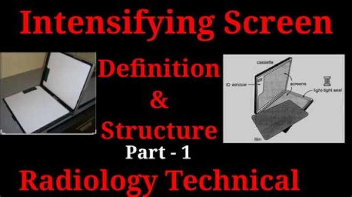 Why are intensifying screens used in radiography?