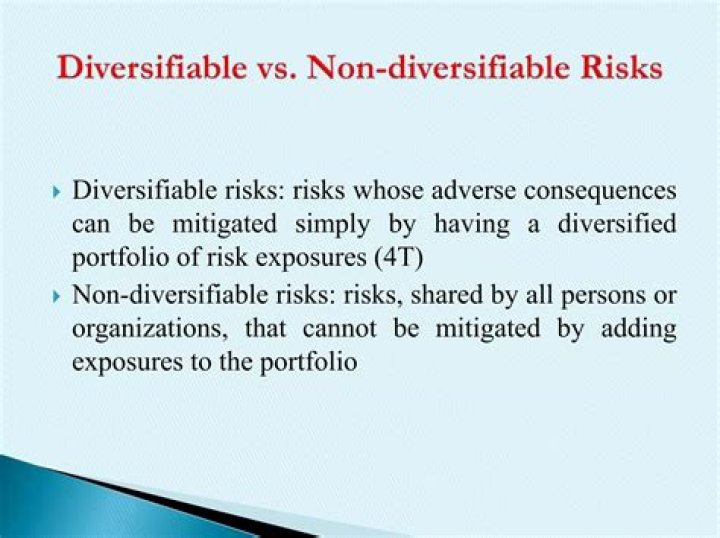 Why are some risks diversifiable and some not-diversifiable?