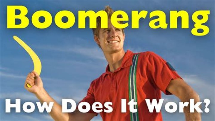 Why boomerang comes back?