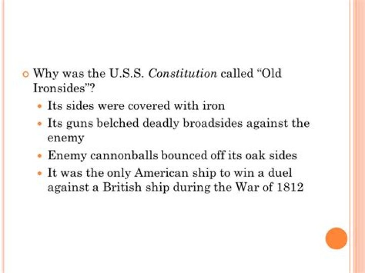 Why called old ironsides?