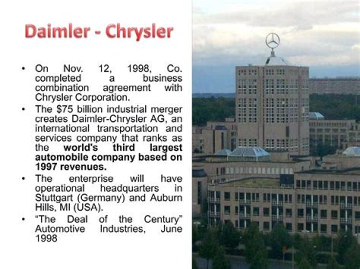 Why chrysler and daimler merger failed?