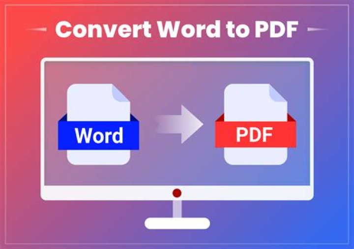 Why convert a word document to pdf?
