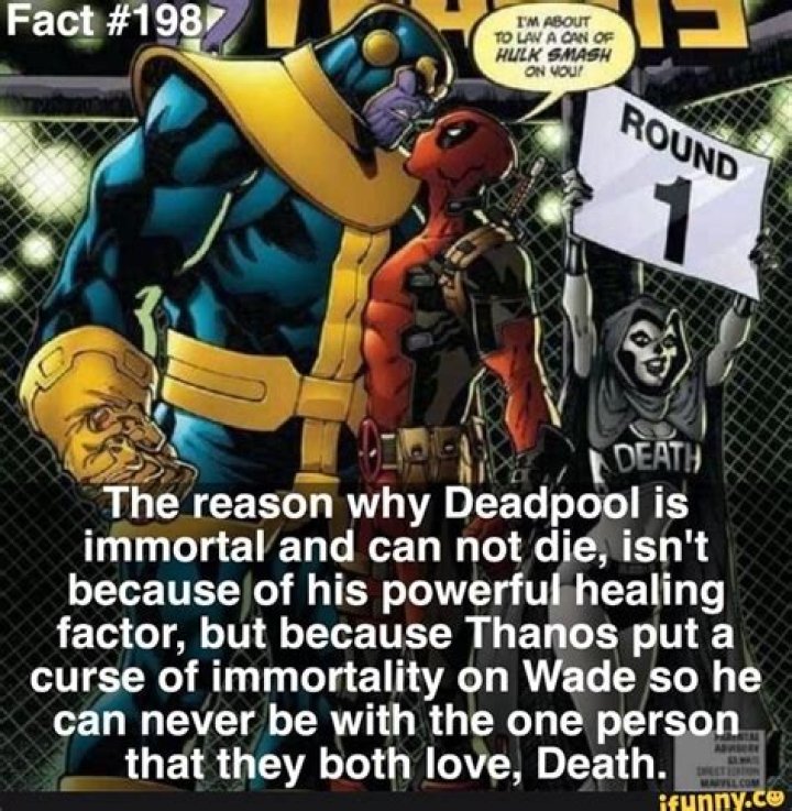 Why deadpool is immortal?