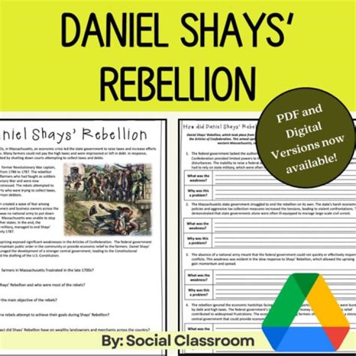 Why did daniel shays rebel against the government?