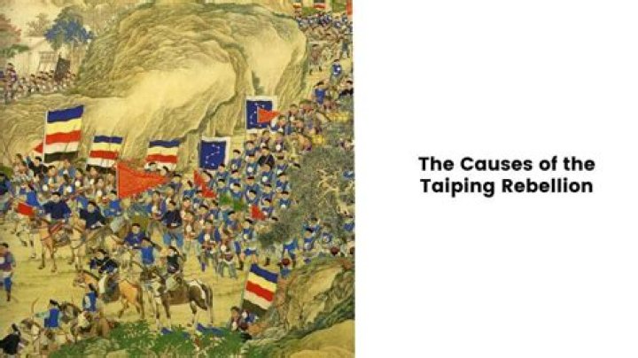 Why did taiping rebellion occur?