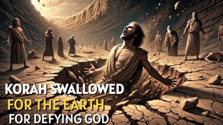 Why did the earth swallowed korah?