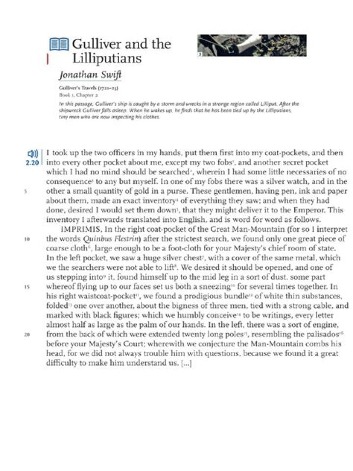 Why did the lilliputians feed gulliver?