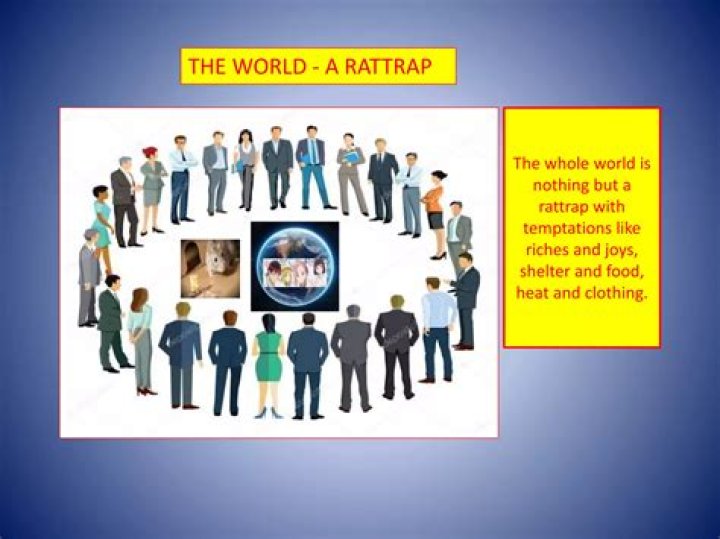 Why did the peddler think that the world is a rattrap?