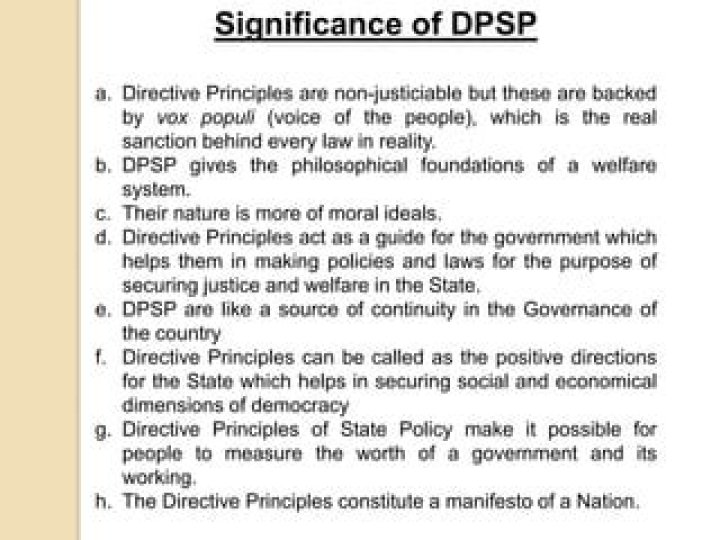 Why directive principles are non justiciable?