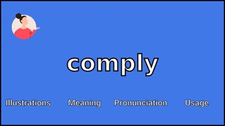Why does complying mean?