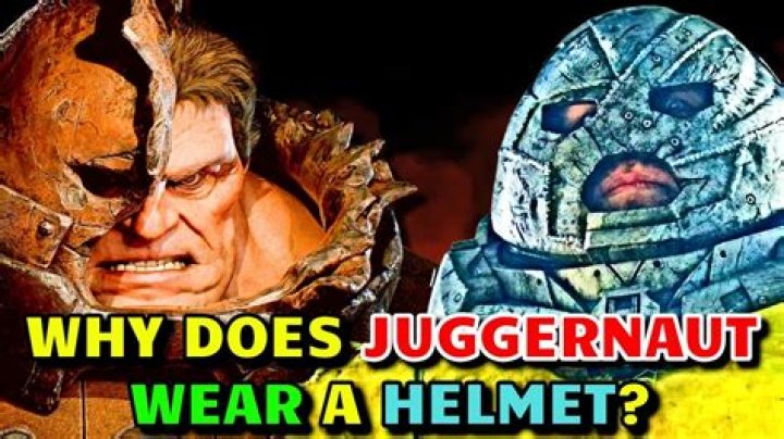 Why does juggernaut have a helmet?