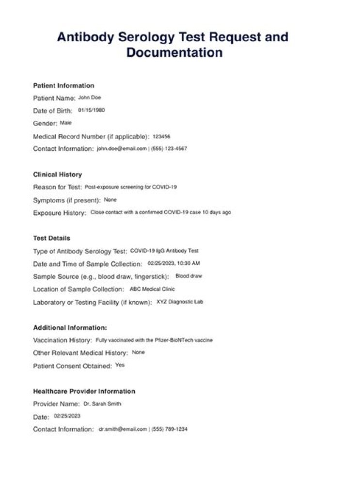 Why get a serology test?