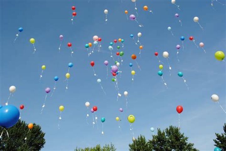 Why helium balloons float in air?