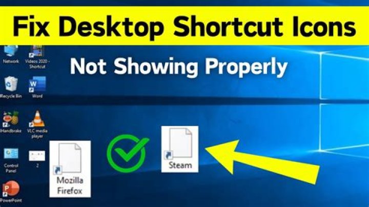 Why icons not working on desktop?