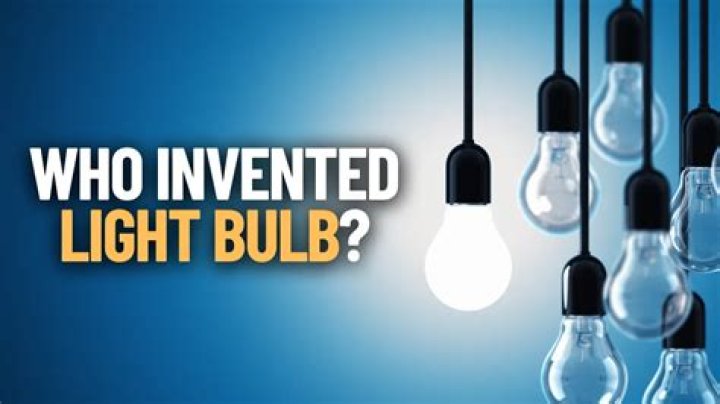 Why invented the light bulb?