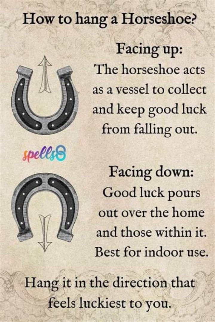 Why is a horseshoe lucky?