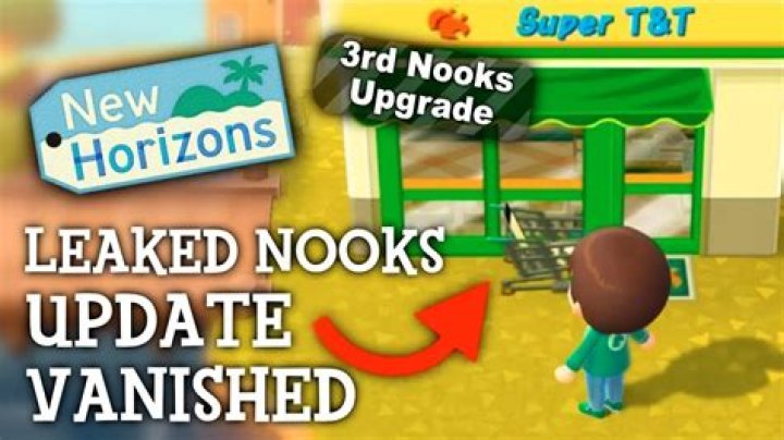 Why is my nook's cranny not upgrading?