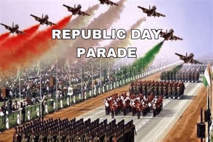 Why parade is done on republic day?