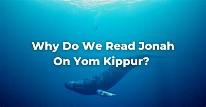 Why read jonah on yom kippur?