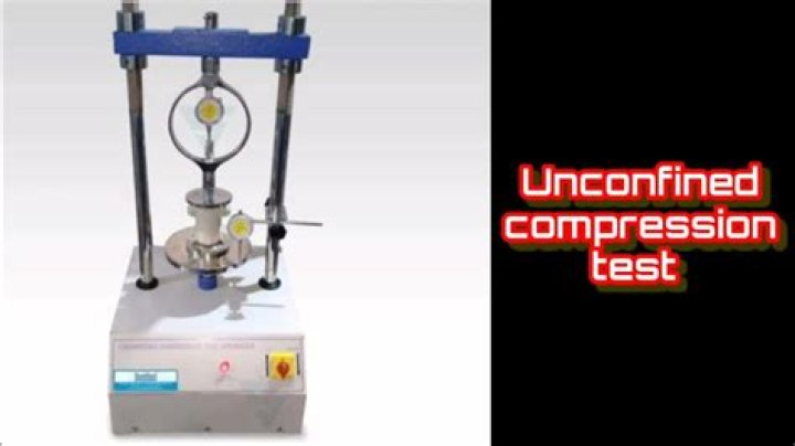 Why we do unconfined compression test?