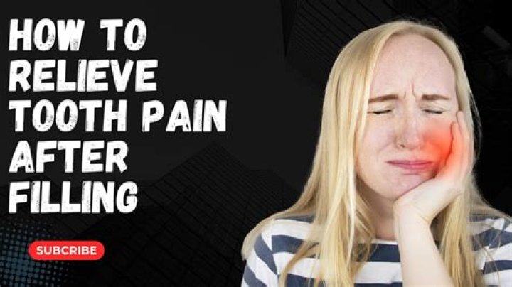 Will a filling stop tooth pain?