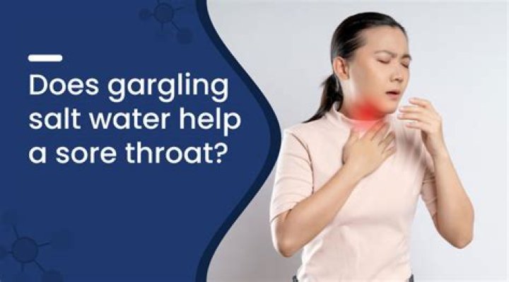 Will gargling with salt water kill strep throat?