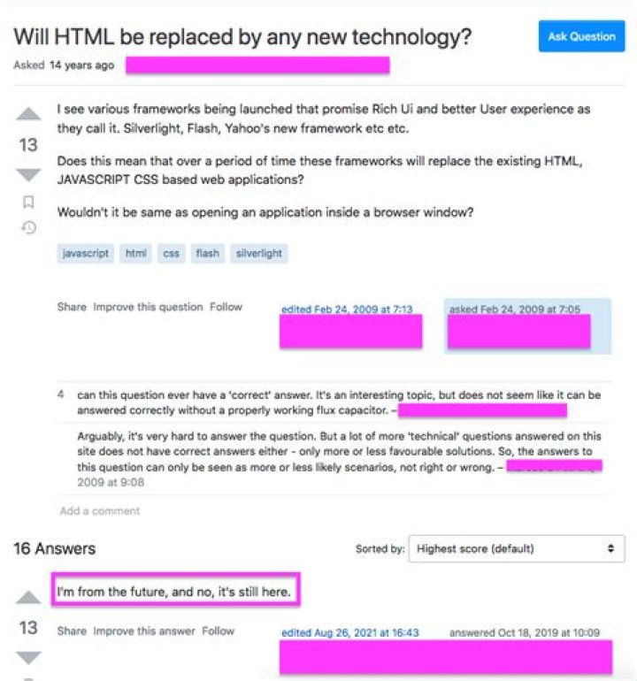 Will html be replaced?