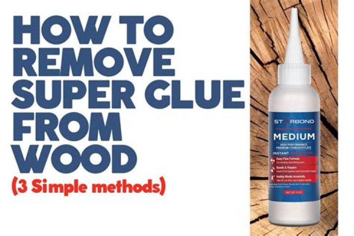 Will methylated spirits remove super glue?