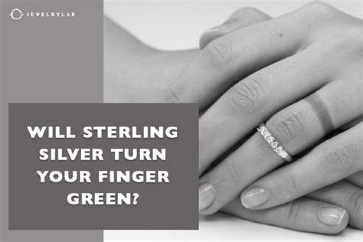 Will sterling silver turn your finger green?