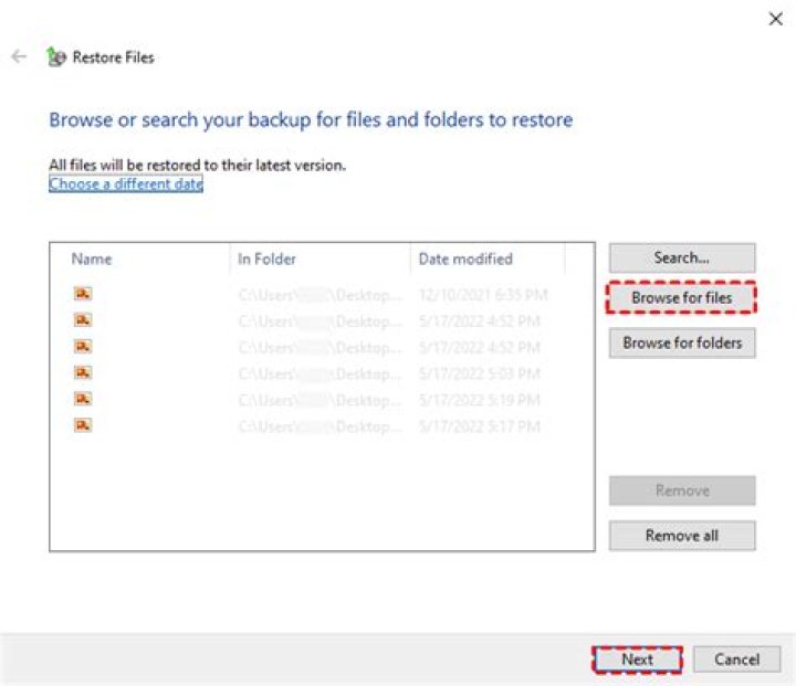 Will system restore delete my files?