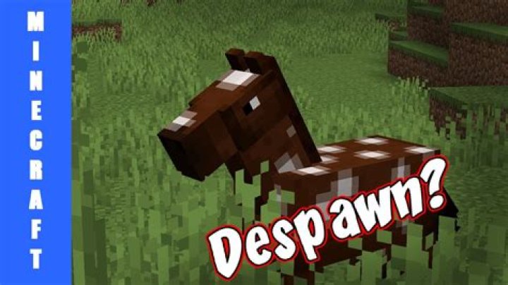 Will tamed horses despawn?