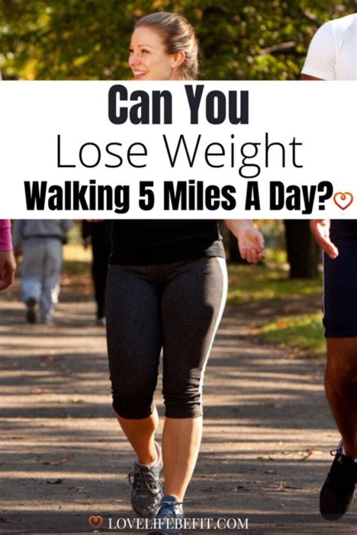 Will walking an hour a day lose weight?